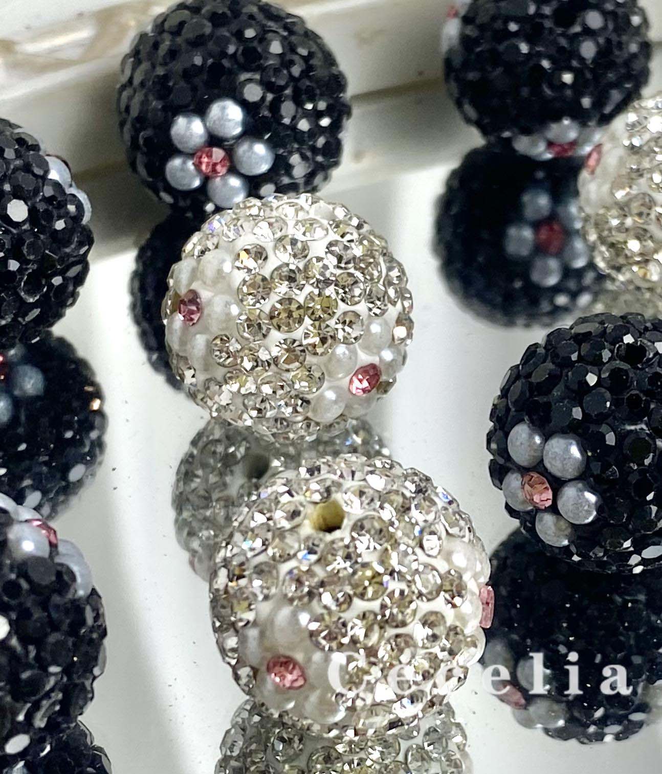 Rhinestone Beads for DIY Pen or DIY Phone Chain Key Chain Bracelet Necklace#RB1645#