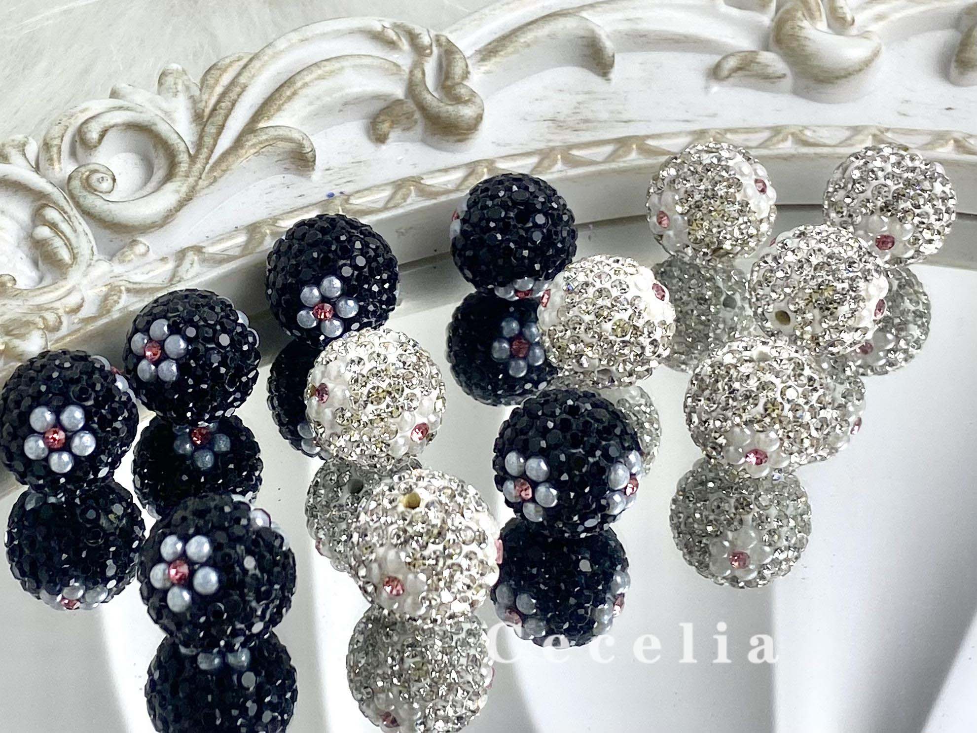 Rhinestone Beads for DIY Pen or DIY Phone Chain Key Chain Bracelet Necklace#RB1645#