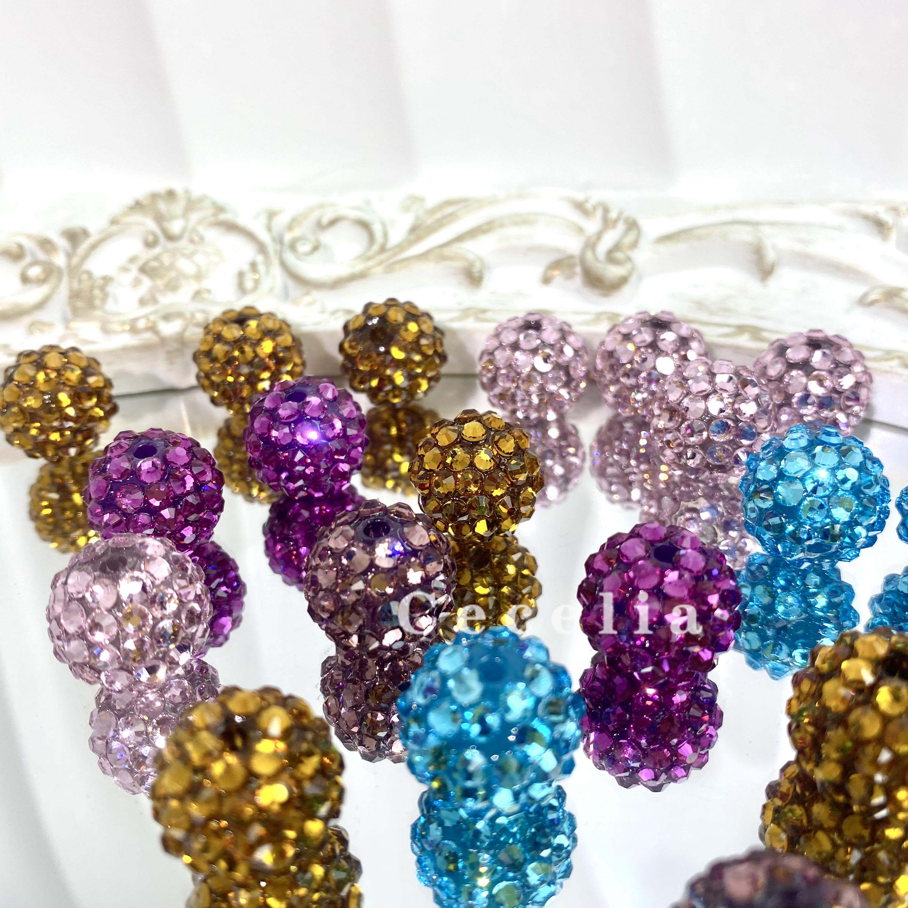 Rhinestone Beads for DIY Pen or DIY Phone Chain Key Chain Bracelet Necklace#RB1631#