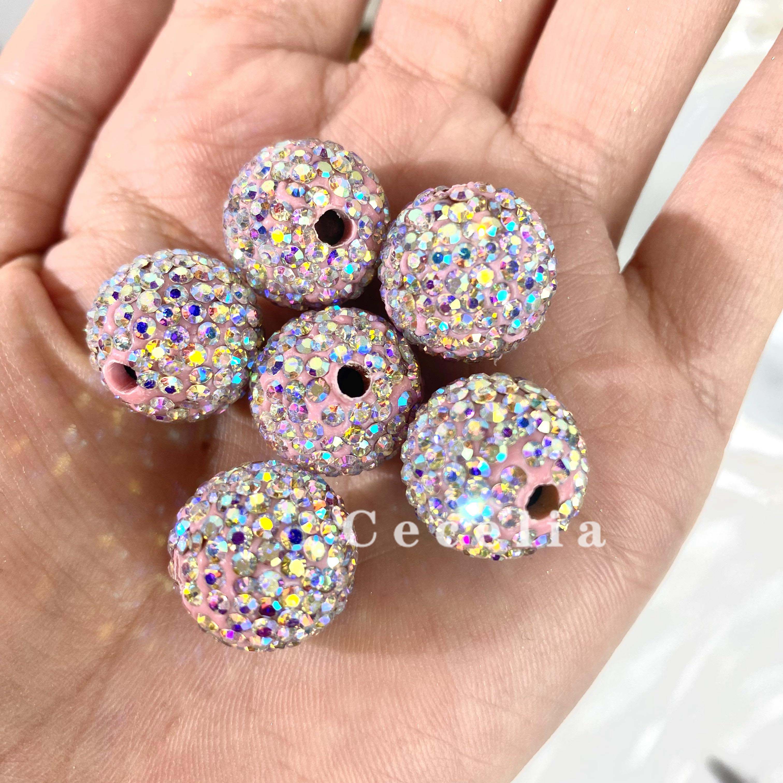 Rhinestone Beads for DIY Pen or DIY Phone Chain Key Chain Bracelet Necklace#RB1629#