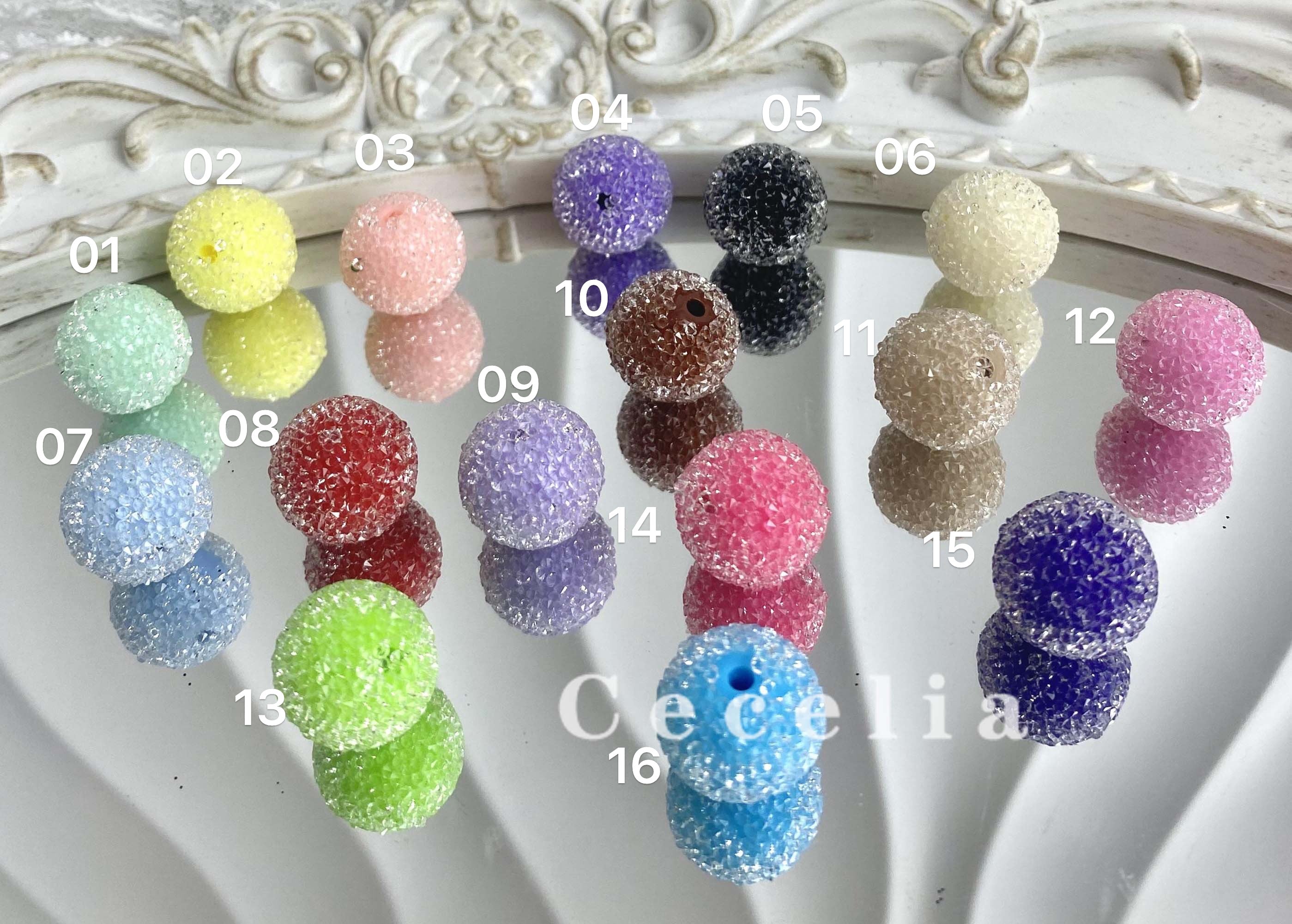 Sugar Rhinestone Beads for DIY Pen or DIY Phone Chain Key Chain Bracelet Necklace#SB1706#